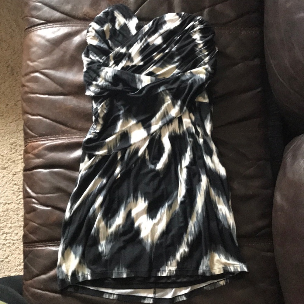 Express strapless dress